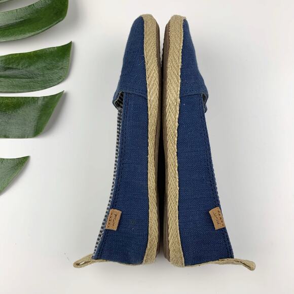 Sanuk Espie Flats Slip On Blue Casual Women's 7 - Picture 7 of 10